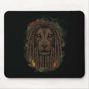 Rasta Lion mit Dreads - Zeigen Sie Ihren Stolz und Mousepad