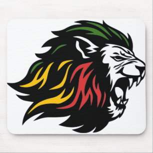 Rasta Lion Mousepad