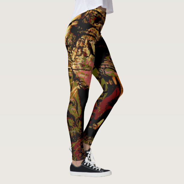 Rasta Lion of Judah Leggings (Rechts)
