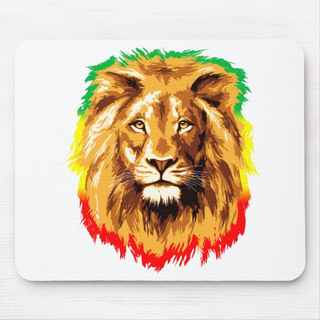 Rasta Lion of Judah Mousepad (Vorne)