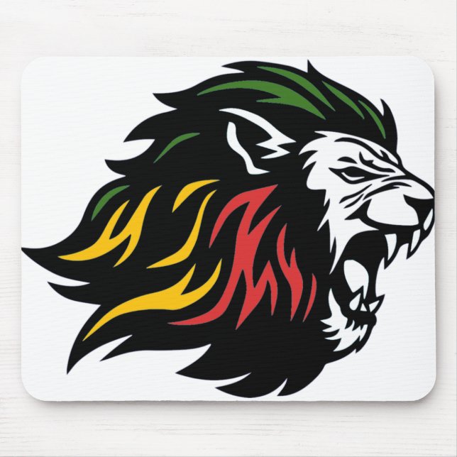 Rasta Lion of Judah Mousepad (Vorne)