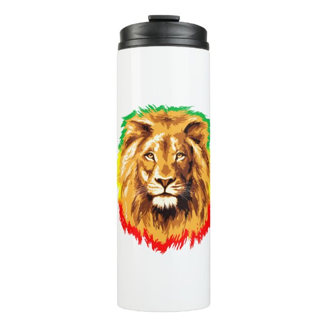 Rasta Lion of Judah Thermosbecher (Vorderseite)