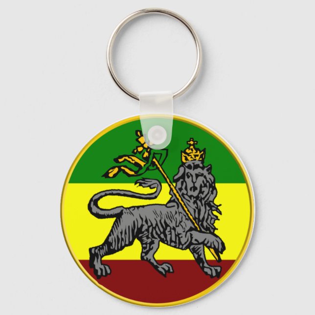 Rasta Lion Schlüsselanhänger (Vorderseite)