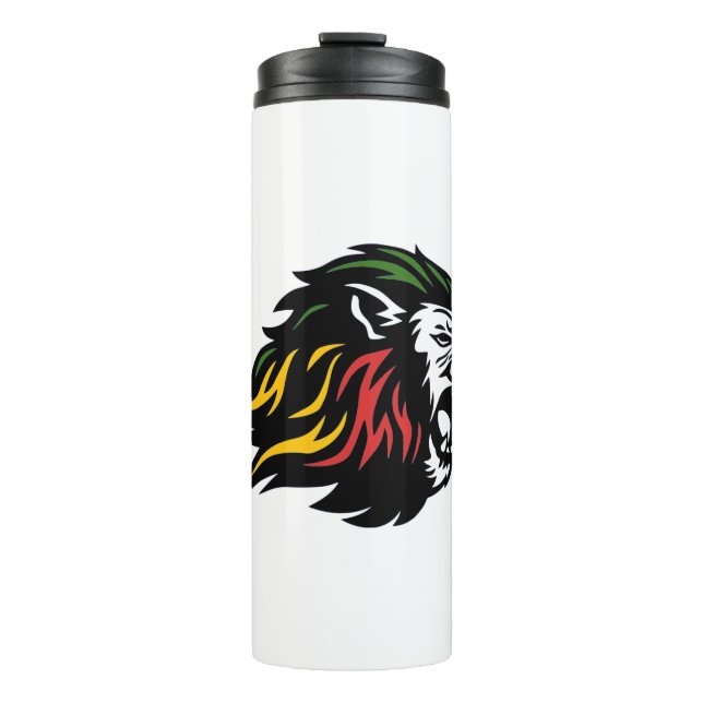 Rasta Lion Thermosbecher (Vorderseite)