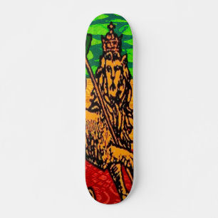 Rasta Lion von Juda Flag Skateboard