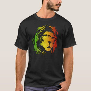 Rasta Löwe der Judah Löweliebhaber T-Shirt