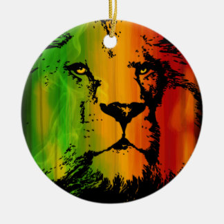 Rasta Löwe Keramik Ornament