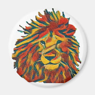 Rasta Löwe Magnet