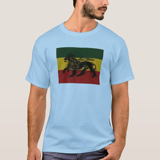 Rasta Löwe T-Shirt (Vorderseite)