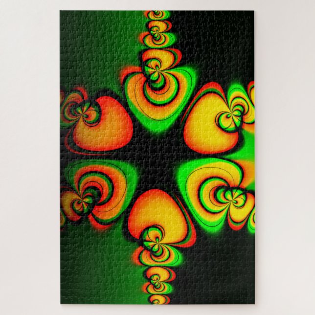 Rasta-man-Puzzle (Vertikal)