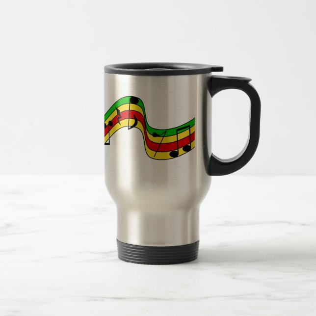 Rasta Musik-Personal Reisebecher (Rechts)