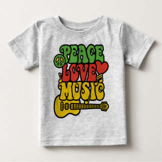 Rasta Peace-Liebe-Music Baby T-shirt