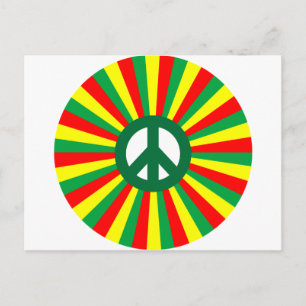 Rasta Peace Postkarte