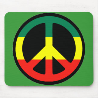 Rasta Peace Symbol Mousepad