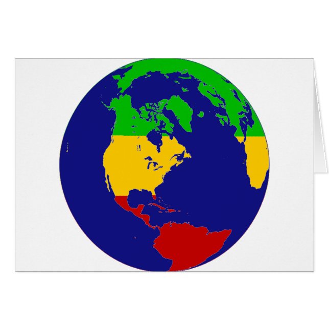 Rasta Planeten-Erde (Vorderseite (Horizontal))