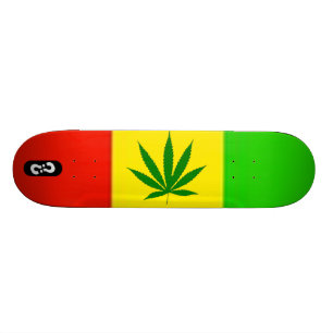 Rasta Plattform Skateboard