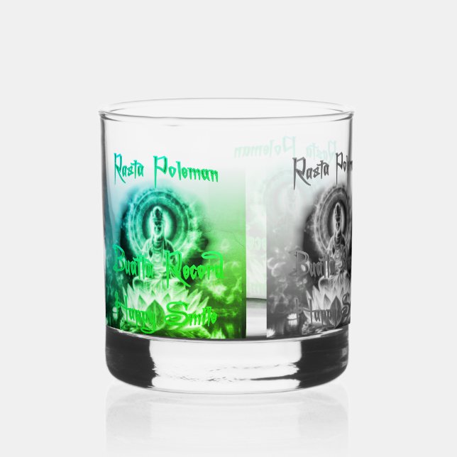 Rasta Poleman Sound Whiskyglas (Vorderseite)