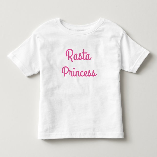 Rasta Prinzessin-Mädchenkleid Kleinkind T-shirt (Vorderseite)