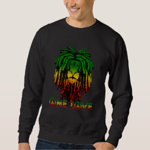 Rasta Reggae Äthiopischer Löwe von Juda Rastafari Sweatshirt