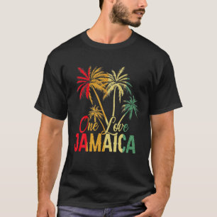 Rasta Reggae Jamaika-Flagge Farbpalme Jamaika T-Shirt