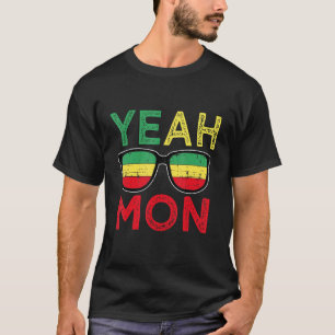 Rasta Reggae Jamaika-Flaggenfarbe Sommerurlaub Ye T-Shirt