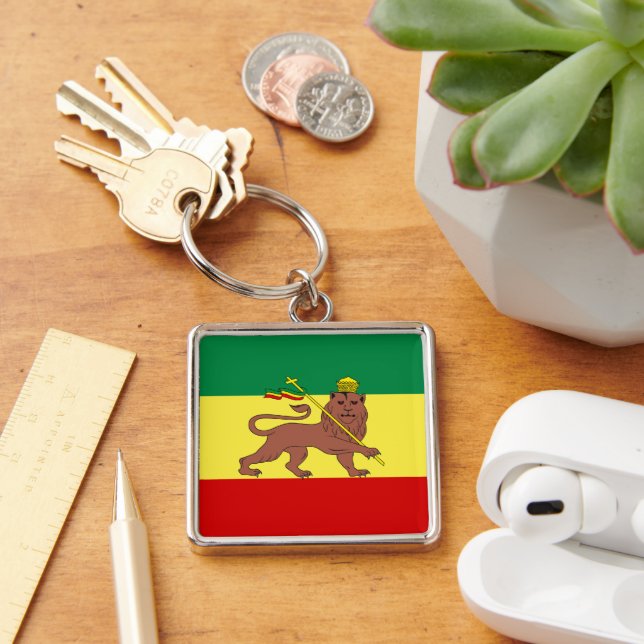Rasta Reggae Lion von Judah Schlüsselanhänger (Schreibtisch)