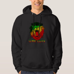 Rasta Reggae Löwe von Juda Eine Liebe Hippie Rasta Hoodie