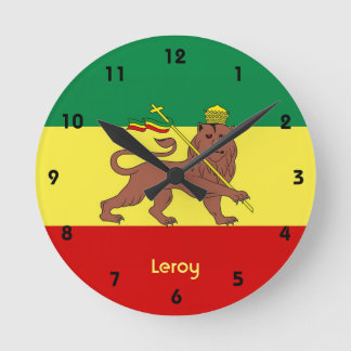 Rasta Reggae-Löwe von Judah Wanduhr