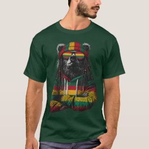 Rasta Reggae Musik Jamaika Rastafari Roots Jamaika T-Shirt