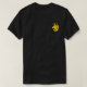 Rasta Reggae-Wappen mit gekrönter Löwe-Tasche T-Shirt (Design vorne)