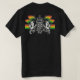 Rasta Reggae-Wappen mit gekrönter Löwe-Tasche T-Shirt (Design Rückseite)