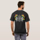 Rasta Reggae-Wappen mit gekrönter Löwe-Tasche T-Shirt (Schwarz voll)