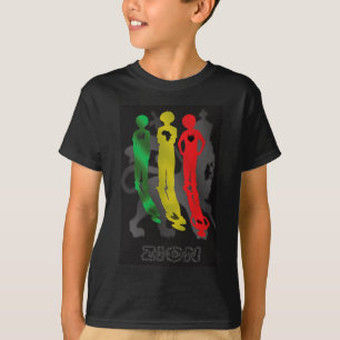 Rasta Reggae Zion Löwe Afrika nach Jamaika T-Shirt