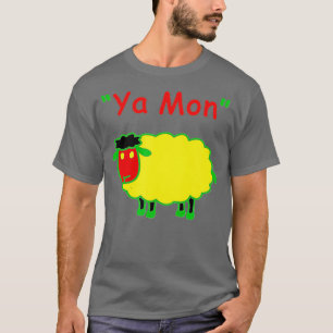 Rasta Sheep Ya Mon Funny T-Shirt