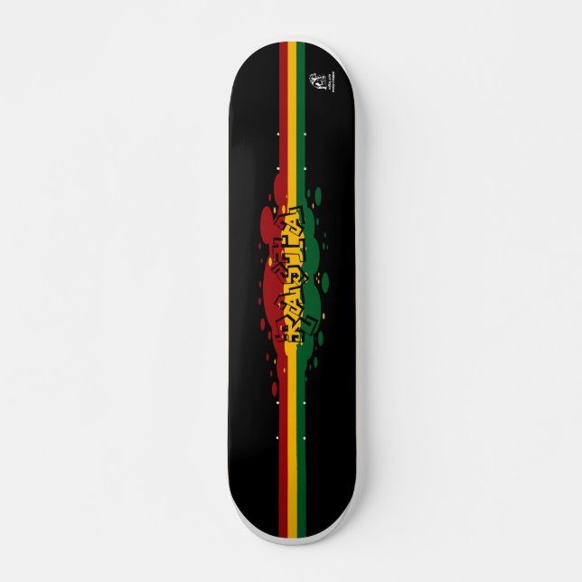 Rasta Skateboard (Vorne)