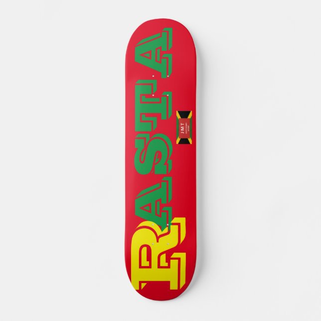 RASTA-Skateboard Skateboard (Vorderseite)