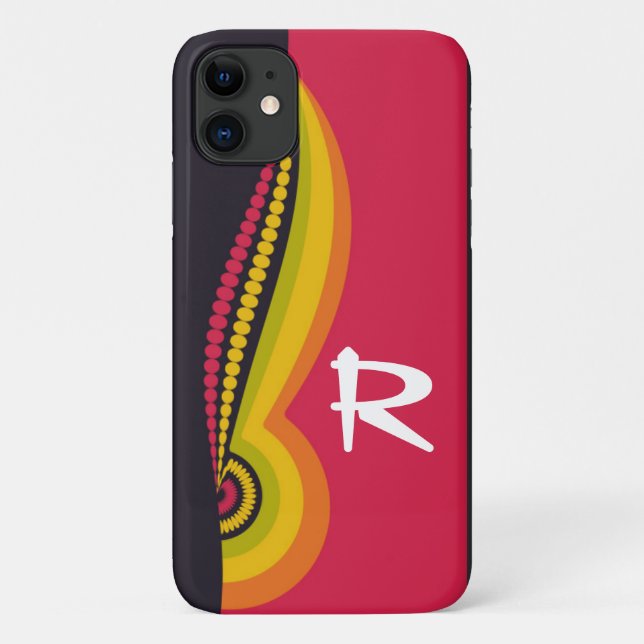 Rasta Sounds Funky Colors Case-Mate iPhone Hülle (Rückseite)