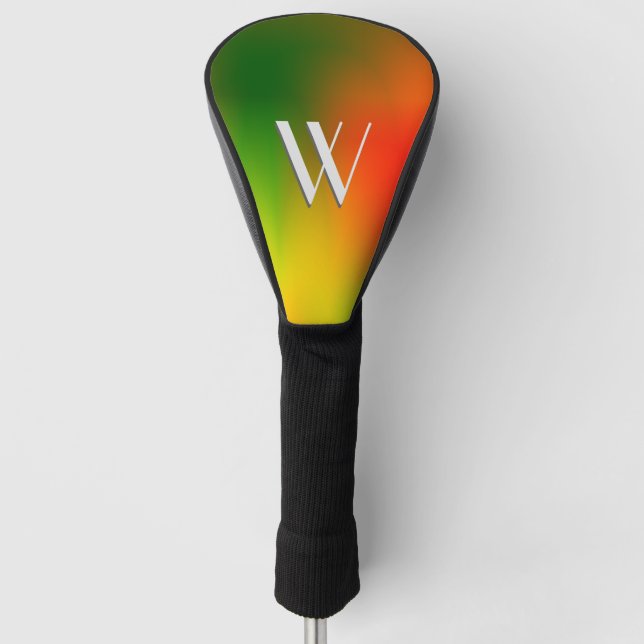 Rasta Splash of Color Golf Headcover (Vorderseite)