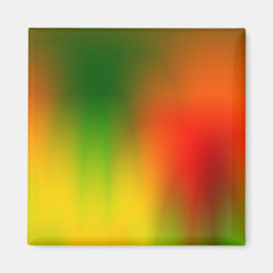 Rasta Splash of Color Magnet