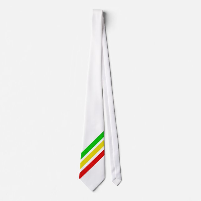 Rasta Stangen Krawatte (Vorderseite)