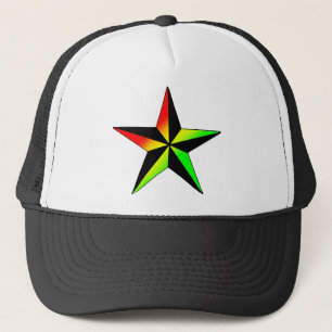 Rasta Stern Truckerkappe