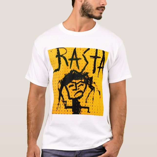 RASTA-STRICHMÄNNCHEN T-Shirt (Vorderseite)