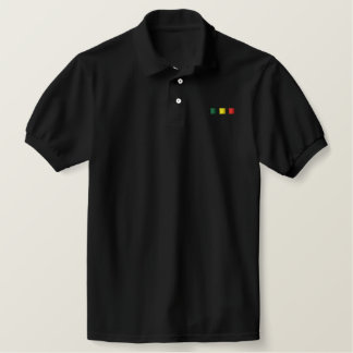 Rasta Stripes Polo Shirt
