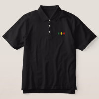 Rasta Stripes Polo Shirt