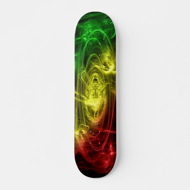 Rasta Turbulenz Skateboard (Vorne)