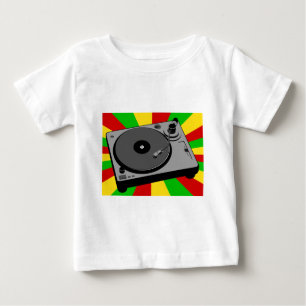 Rasta Turntable Baby T-shirt