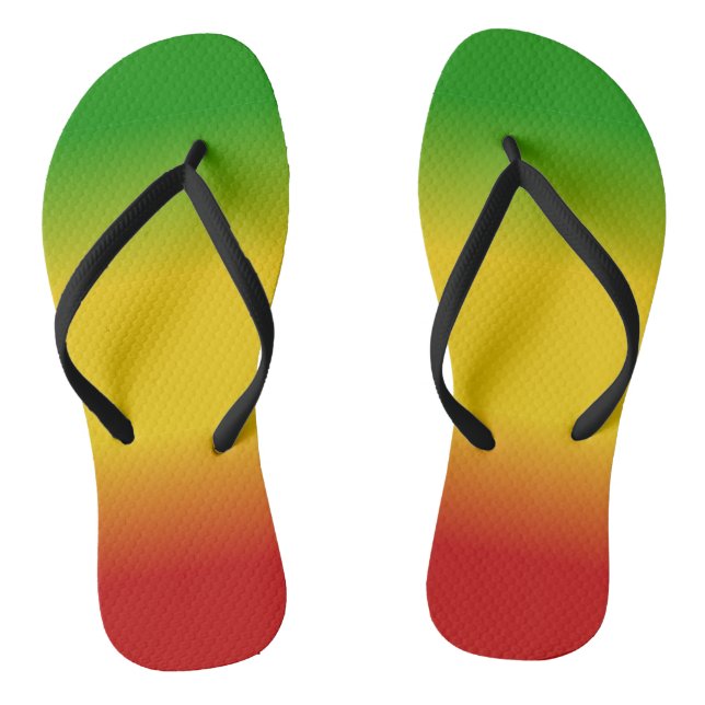 Rasta Unisex Flip Flops (Fußbett)