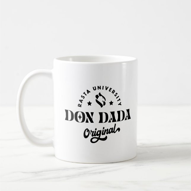 Rasta University Don Dada Original Reggae Kaffeetasse (Links)