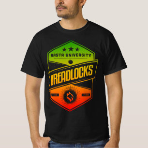 Rasta University Dreadlocks Good Vibes Reggae T-Shirt