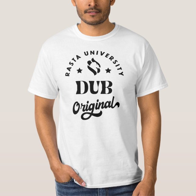 Rasta University Dub Original Reggae T-Shirt (Vorderseite)